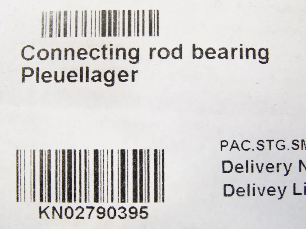 Connecting rod bearing.....150..158..58.5