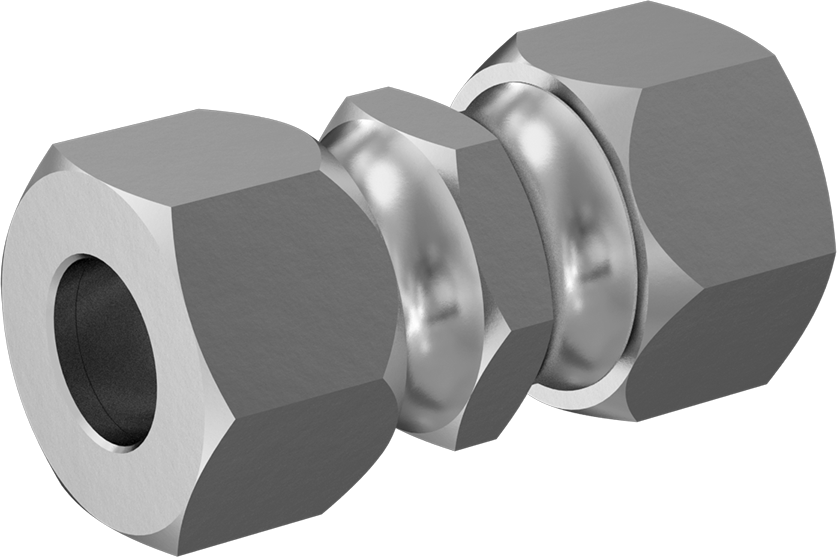 Straight screw connection